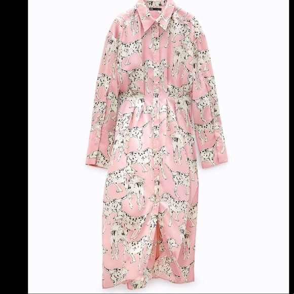 ZARA DALMATIAN DOG PRINTED LONG SHIRT - Picture 12 of 13